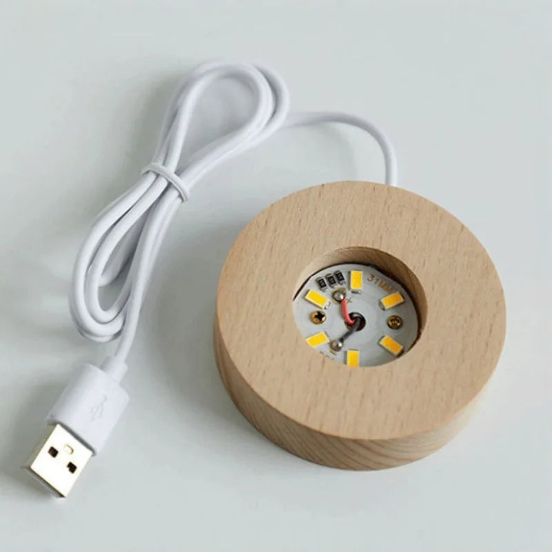 Muslim 3D Crystal Lamp